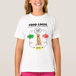 Flödesschema för eget namn, eget namn, livsmedel t shirt