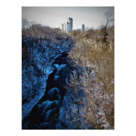 "Flödesväg!" Fototryck