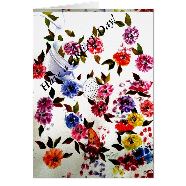 FLÖDESVATTEN KAN HÄLSNINGSKORT (Framsidan)