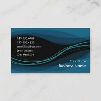 Flödesvisitkort (nattblått) visitkort