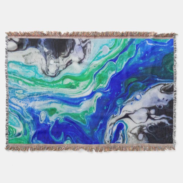 Flödet av abstrakten filt (Framsidan)