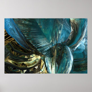 Flödet i Guld Poster