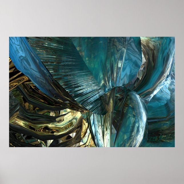 Flödet i Guld Poster (Framsidan)