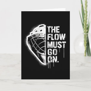 Flödet Måste Fortsätta - Hockey Heartbeat Kort