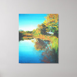 Flodfärgsfärg Canvastryck