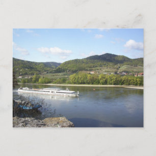 Flodfartyg på Donau Vykort