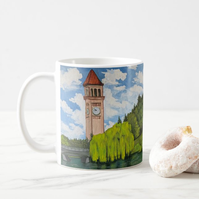 Flodfrontsparkvy  kaffemugg (Med munk)