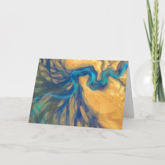 Flodhälsningskort Kort (Framsida)