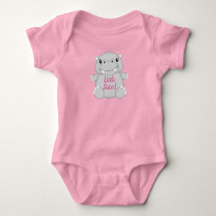 Flodhäst Baby Shower Rosa T Shirt