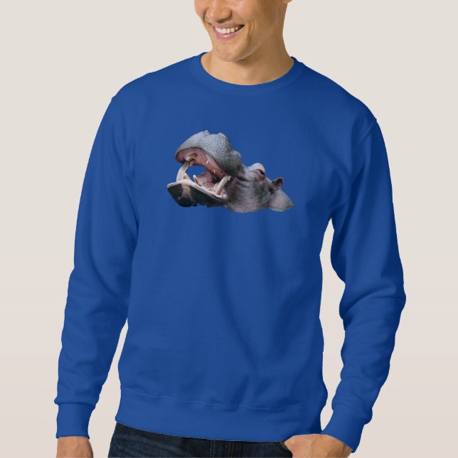 Flodhäst Basic Sweatshirt (Framsida)