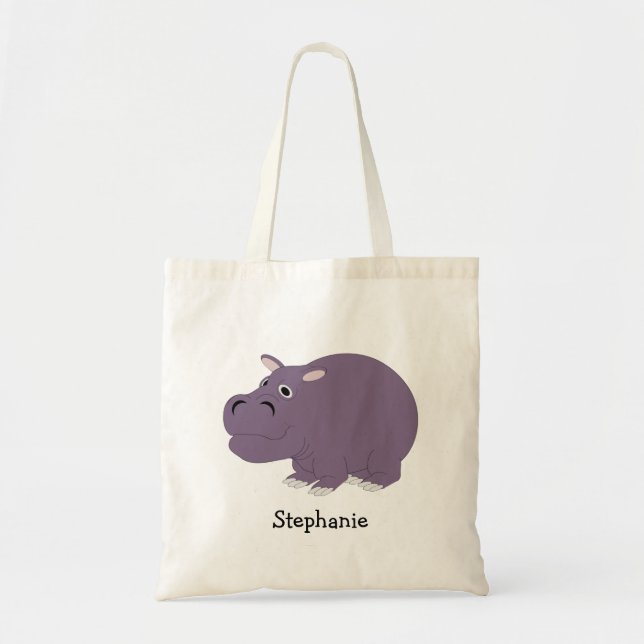Flodhäst Design Tygkasse (Framsidan)