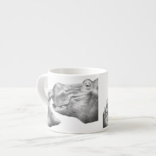 Flodhäst & Kalv Espressomugg