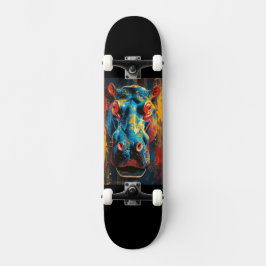 Flodhäst Mini Skateboard Bräda 18,5 Cm