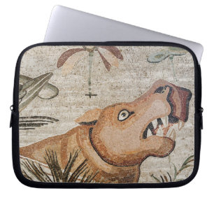 Flodhäst Nile mosaik, hus av faunen Laptop Sleeve