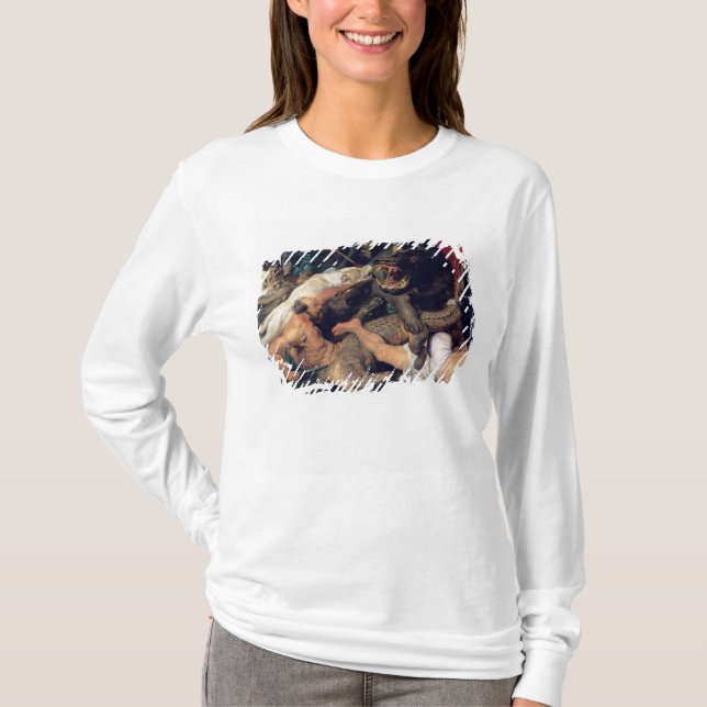 Flodhäst- och krokodiljakt, c.1615-16 tee shirt (Framsida)