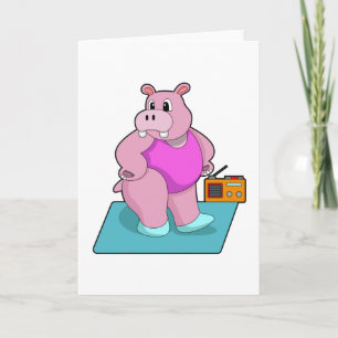 Flodhäst på gymmet med radio.PNG Kort
