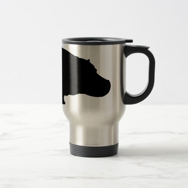 Flodhäst Siluett Resemugg (Höger)