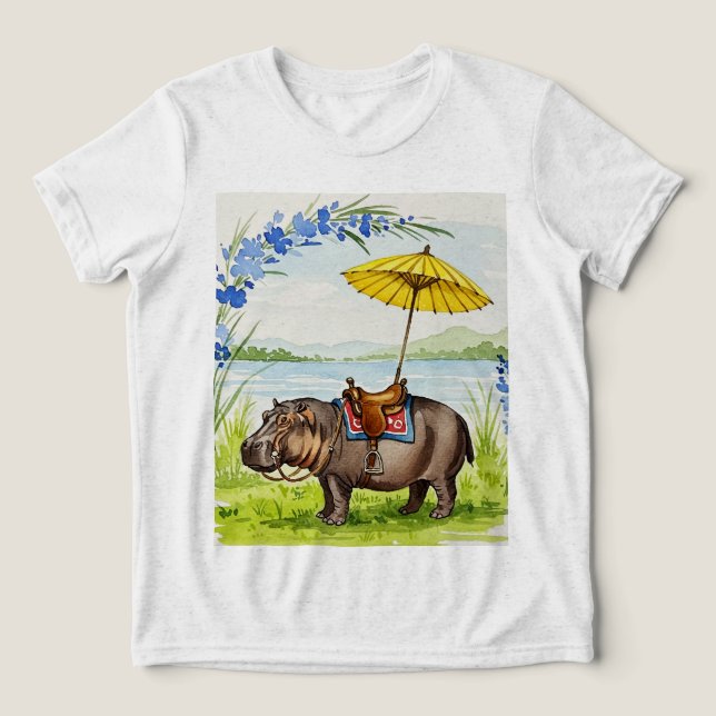 Flodhäst T Shirt (Design Framsida)