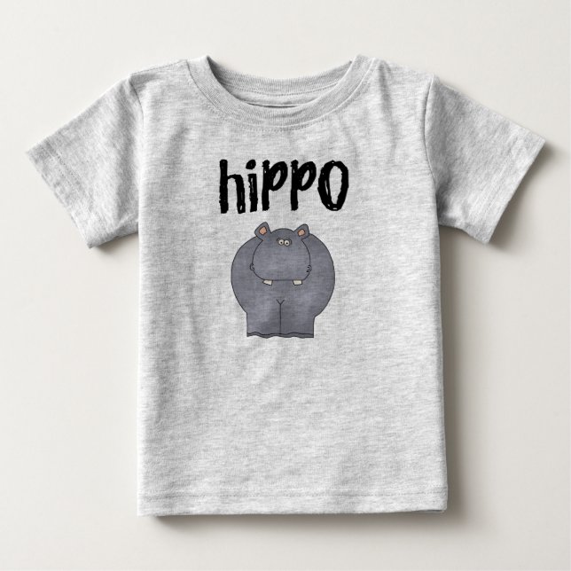 Flodhäst Tee Shirt (Framsida)