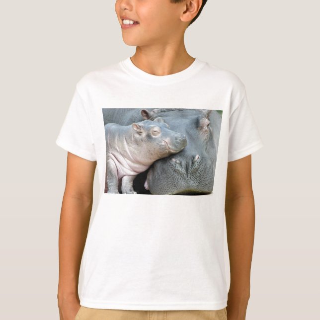 flodhäst tee shirt (Framsida)