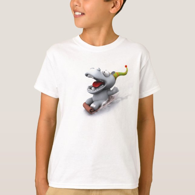 Flodhäst Tee Shirt (Framsida)