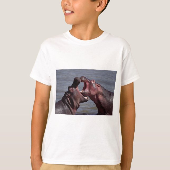 flodhäst tee shirt (Framsida)