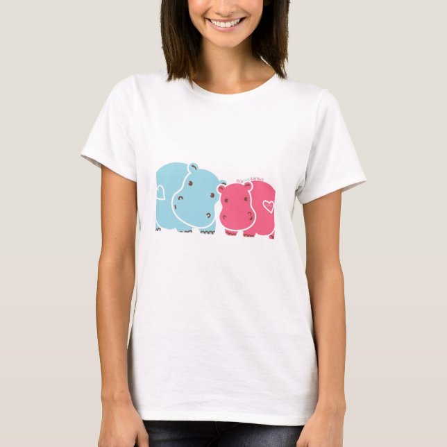 Flodhästar Tee (Framsida)