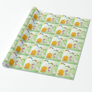 FlodhästBirdy 2 tacka som slår in papper Presentpapper