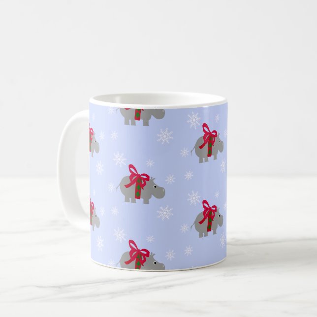 Flodhästjul firande  kaffemugg (Framsida vänster)
