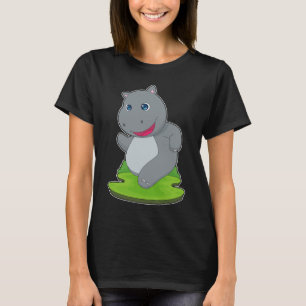 Flodhästlöpare som springer sport t shirt