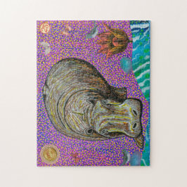 Flodhästpussel Pussel