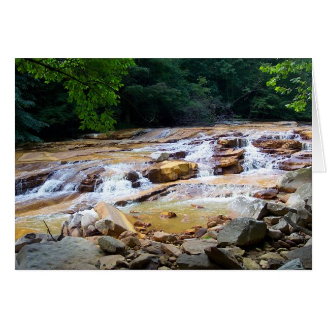 Flodkort Hälsningskort (Framsidan Horizontal)