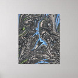 Flodmålning Abstrakt | Bästa abstrakt för landskap Canvastryck