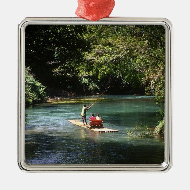 Flodrafting i Martha Brae River, Falmouth, Julgransprydnad Metall (Framsidan)