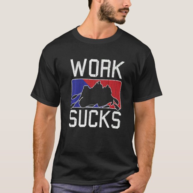 Flodrafting Spänning Flod Forsar Flodraftare  Jobb T Shirt (Framsida)