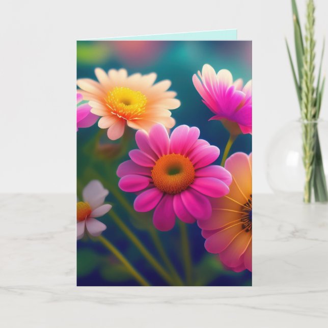 FLODRARE TÄNKER PÅ DIG CHEERFUL GREETING CARD TACK KORT (Framsida)