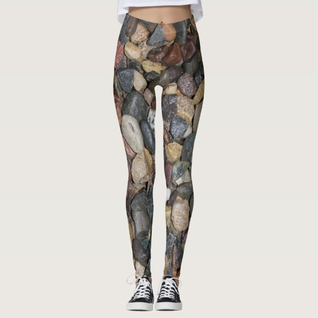 Flodstendesign Leggings (Framsida)