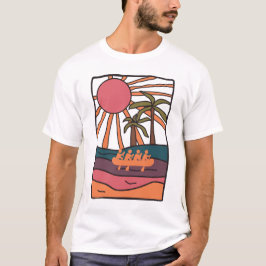 Flodstrålningsillustration T Shirt