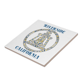 Flodstrand Kalifornien - en Tribute Kakelplatta