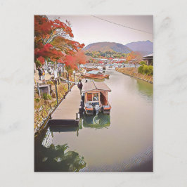 Flodstrand Kyoto Vykort