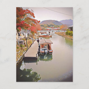 Flodstrand Kyoto Vykort