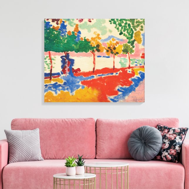 Flodstränder | Andre Derain | Canvastryck (Insitu (Vardagsrum))