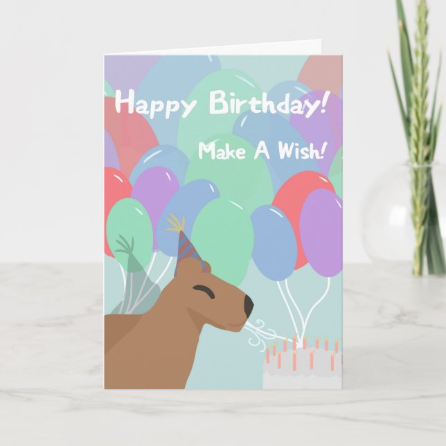 Flodsvinbirthday Kort (Framsida)