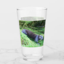 Flodutter Stillhet Vattennära Djur Konst Natur