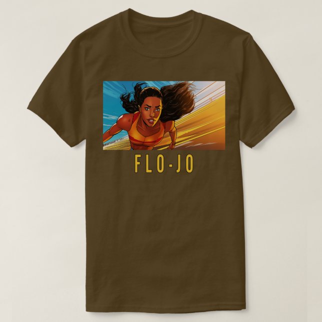 FloJo Florence Griffith Joyner T Shirt (Design framsida)