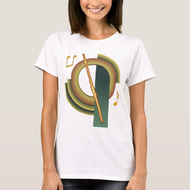 Flöjt Deco Tee Shirt (Framsida)