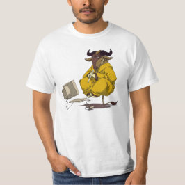 Flöjt-leka GNU Tee Shirt