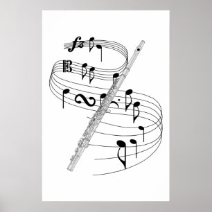 Flöjt Poster
