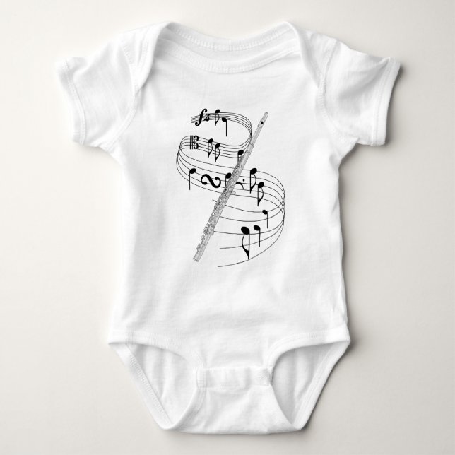 Flöjt T-shirt (Framsida)