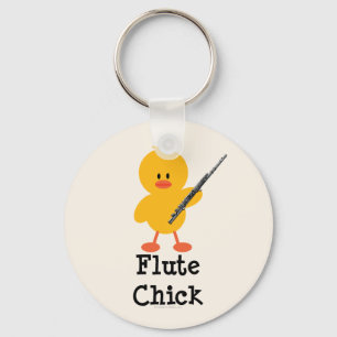Flöjtchick Keychain Nyckelring